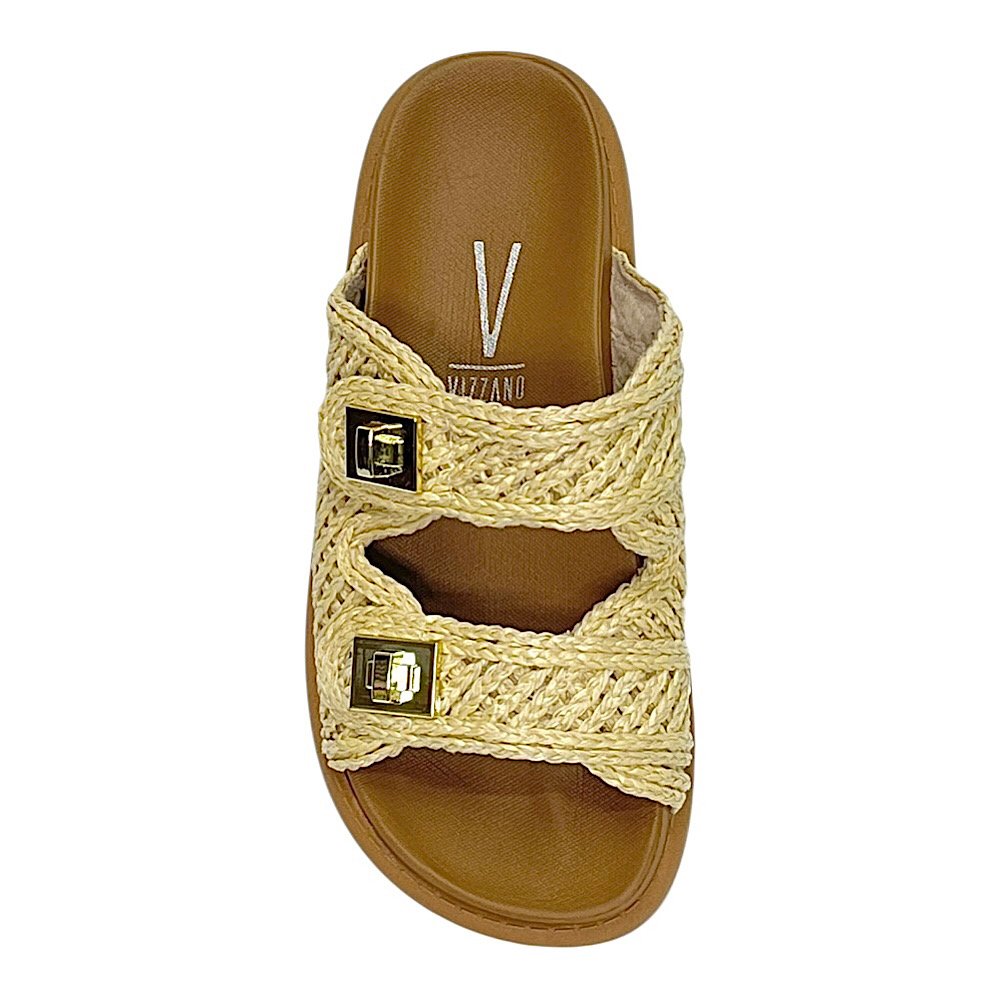 Tamanco Vizzano Flatform Ráfia 6510.119 Natural Bege 4