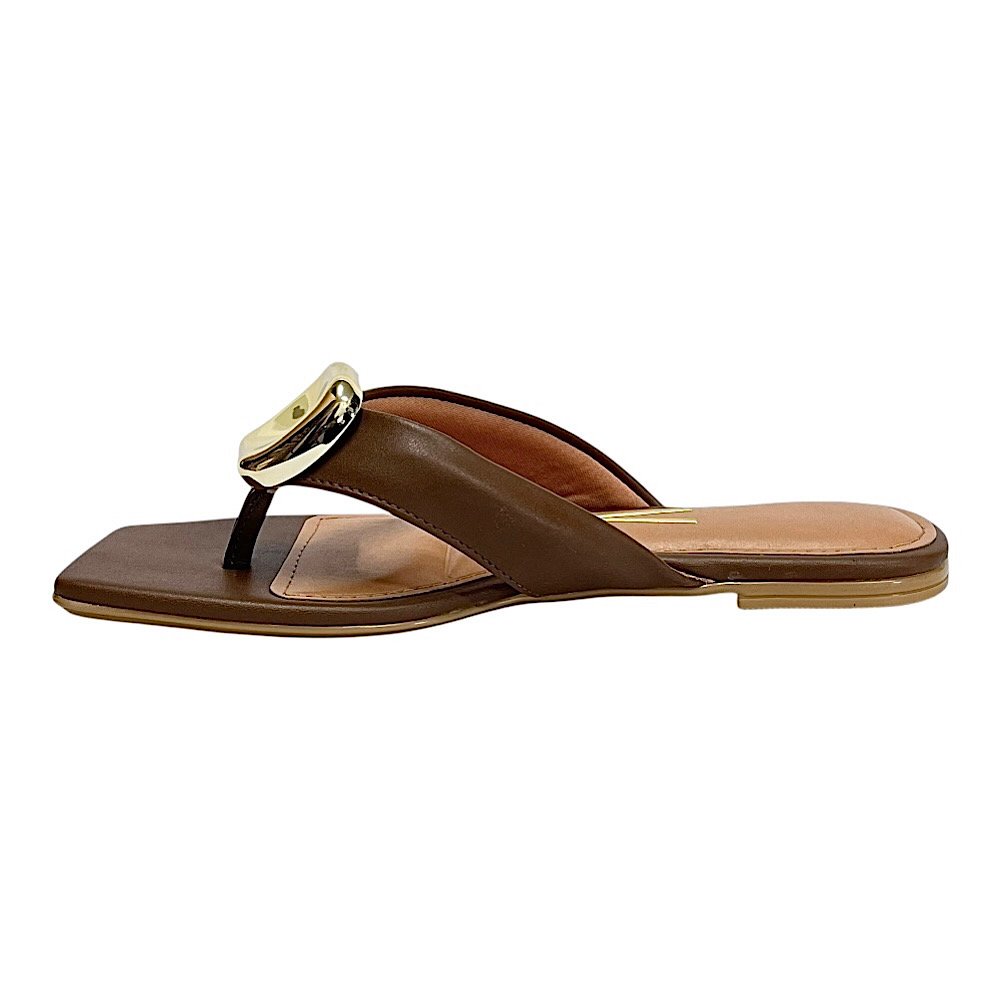 Tamanco Vizzano Flat Feminino 6513.217 Capuccino Marrom Marrom 3