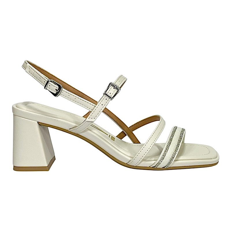 Sandália Vizzano Feminina Salto Bloco 6530.108 Off White Branco 2
