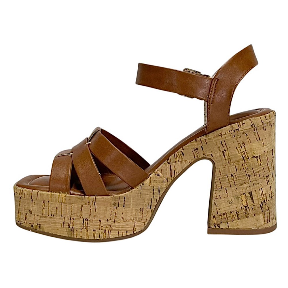 Sandália Ramarim Salto Bloco 2535204 Marrom Toffe Marrom 3