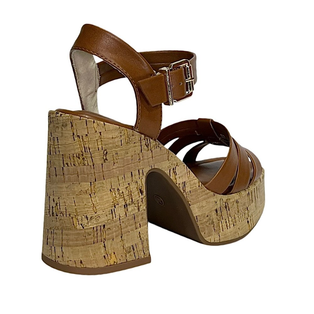 Sandália Ramarim Salto Bloco 2535204 Marrom Toffe Marrom 5