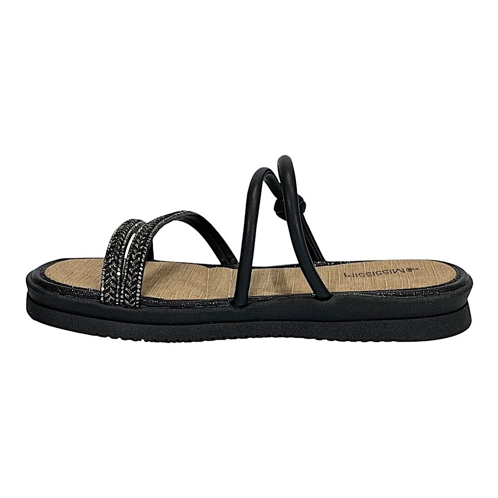 Tamanco Mississipi Flatform ME351 Preto Preto 3