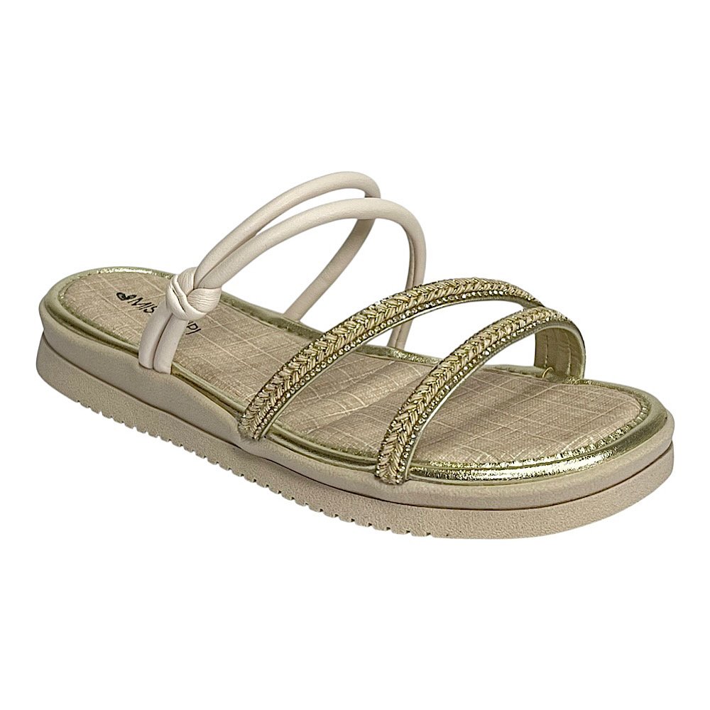 Tamanco Mississipi Flatform ME351 Latte