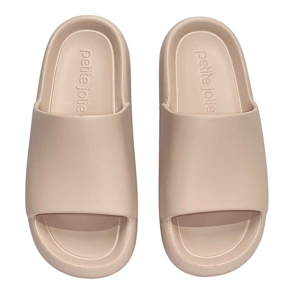 Chinelo Petite Jolie Slide Hug EVA PJ7639 Cream Rosa 4