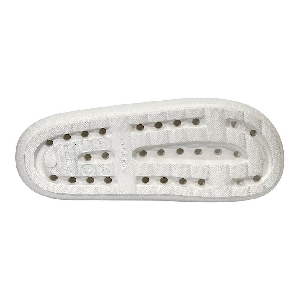 Chinelo Petite Jolie Slide EVA PJ7639 White Branco 5