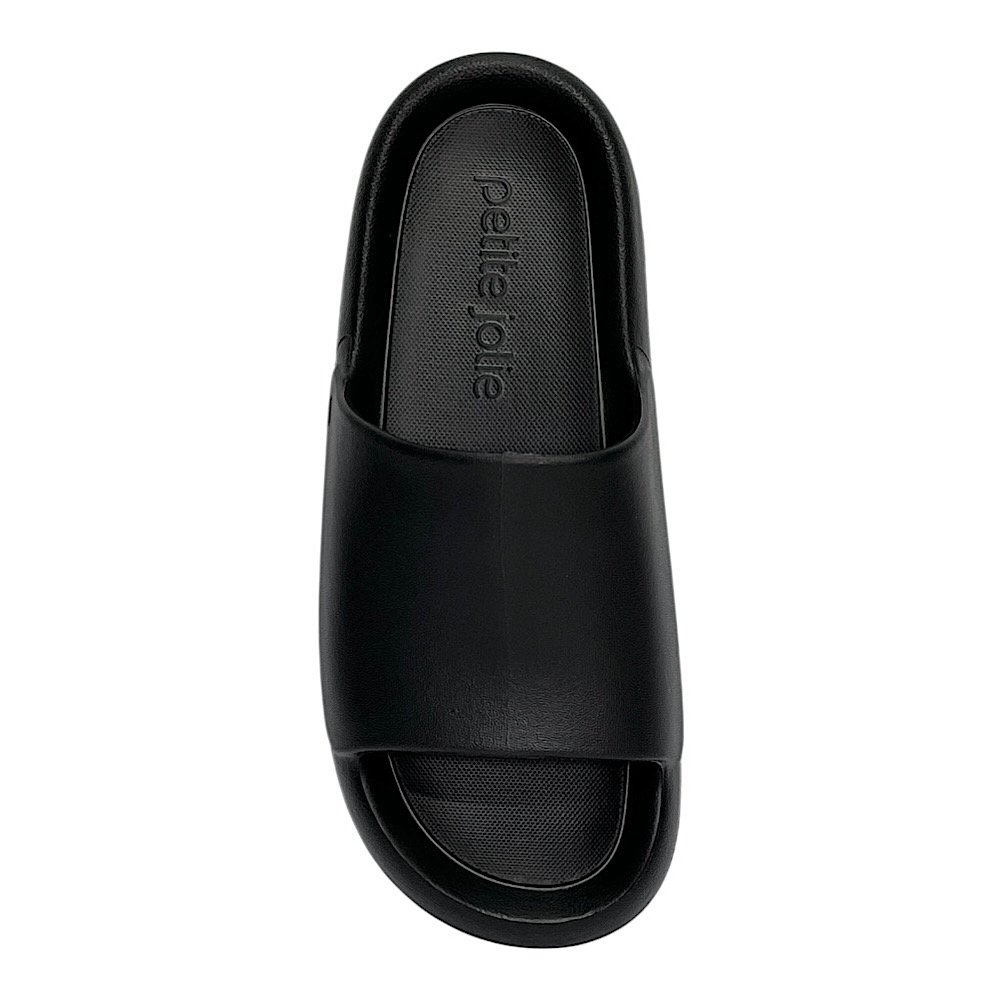 Chinelo Petite Jolie Slide Hug EVA PJ7639 Preto Preto 4