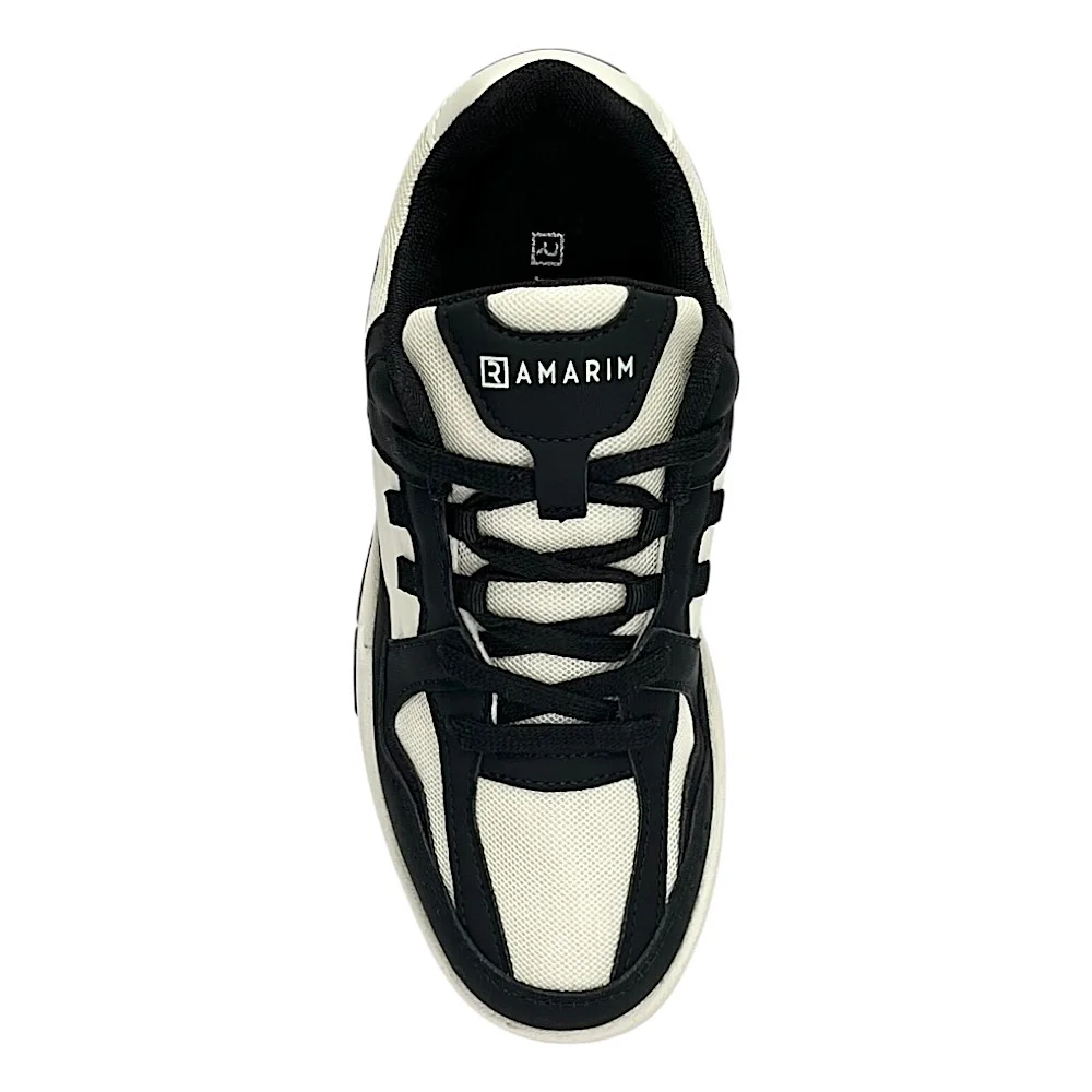 Tênis Ramarim Casual Feminino 2589236 Preto/Off White Preto/Off White 4