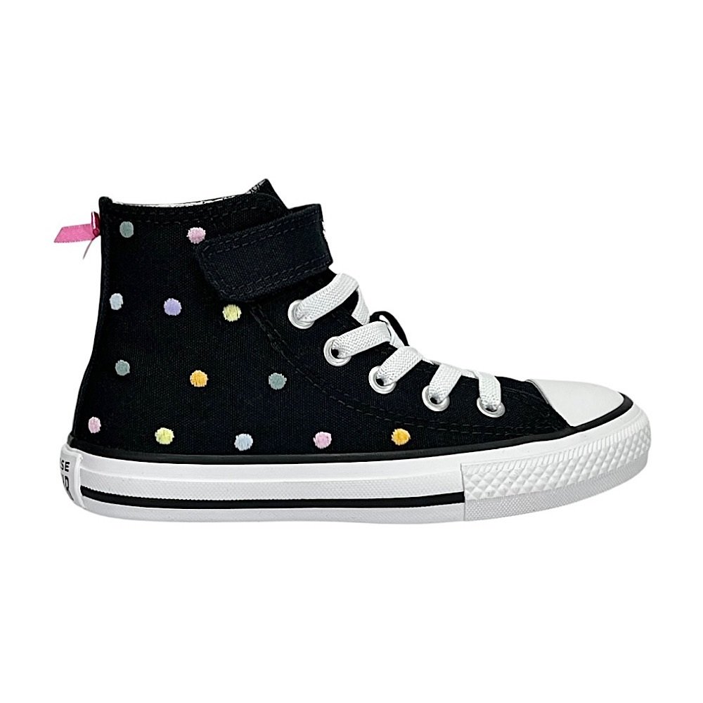 Tênis Converse All Star 1V Polka Dots CK12410001 Preto