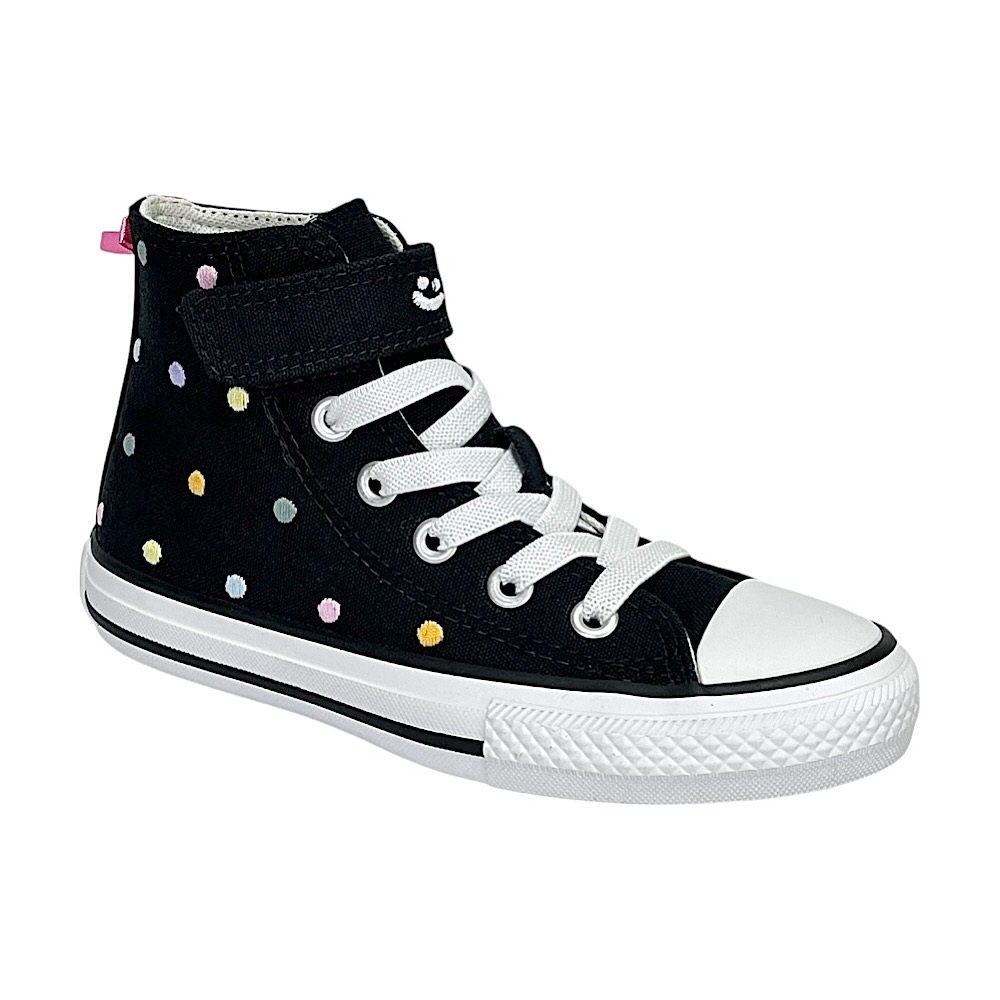 Tênis Converse All Star 1V Polka Dots CK12410001 Preto Preto 2