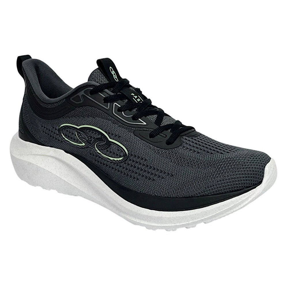 Tênis Olympikus Passo Masculino 43242437 Chumbo/Preto Chumbo/Preto 2