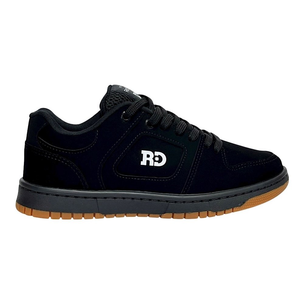 Tênis Redikal Skate Masculino RKT497 Nobuck Preto