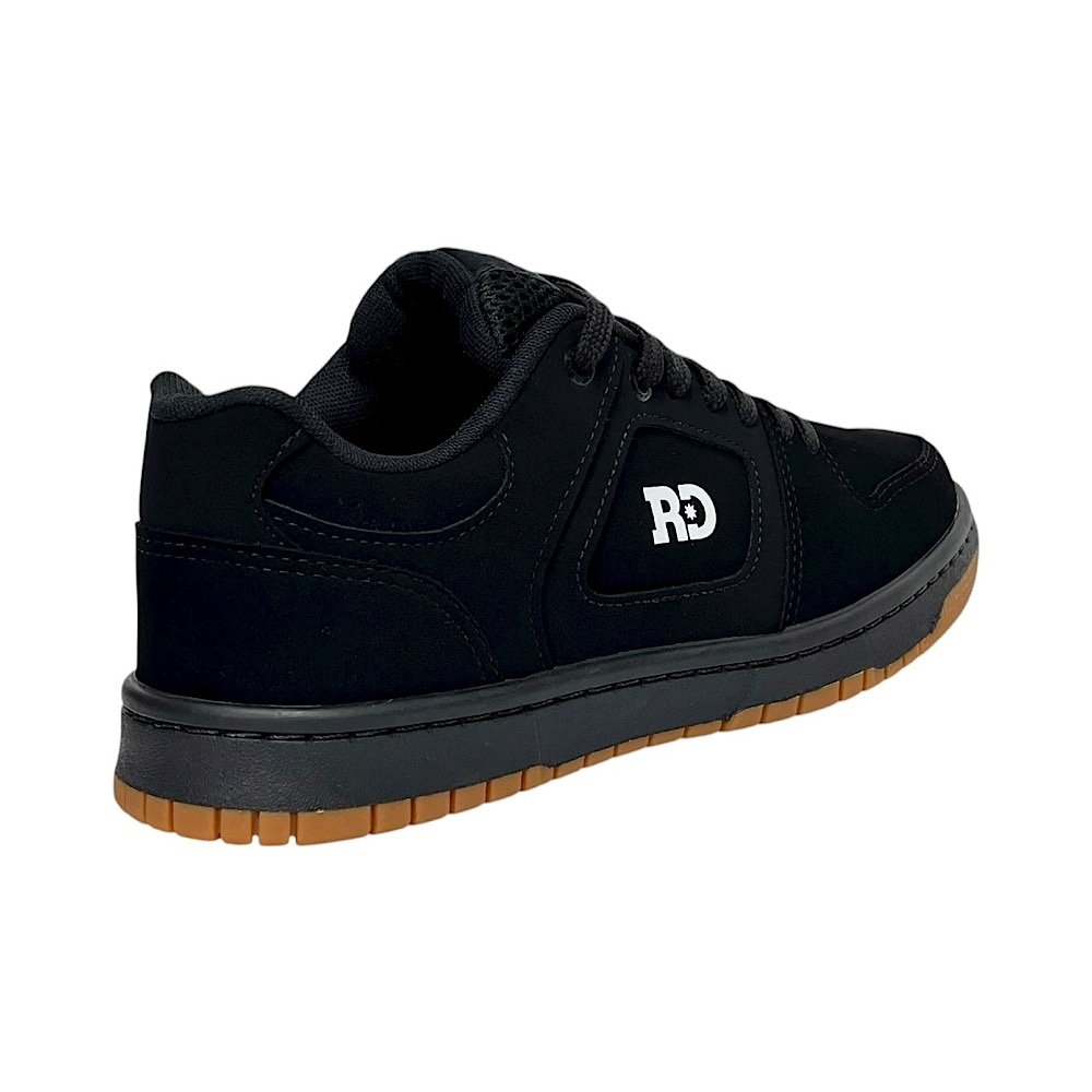 Tênis Redikal Skate Masculino RKT497 Nobuck Preto Preto 5