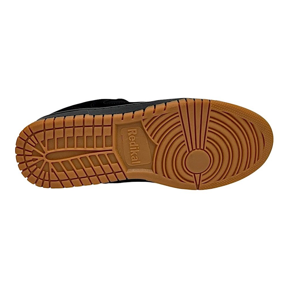 Tênis Redikal Skate Masculino RKT497 Nobuck Preto Preto 6