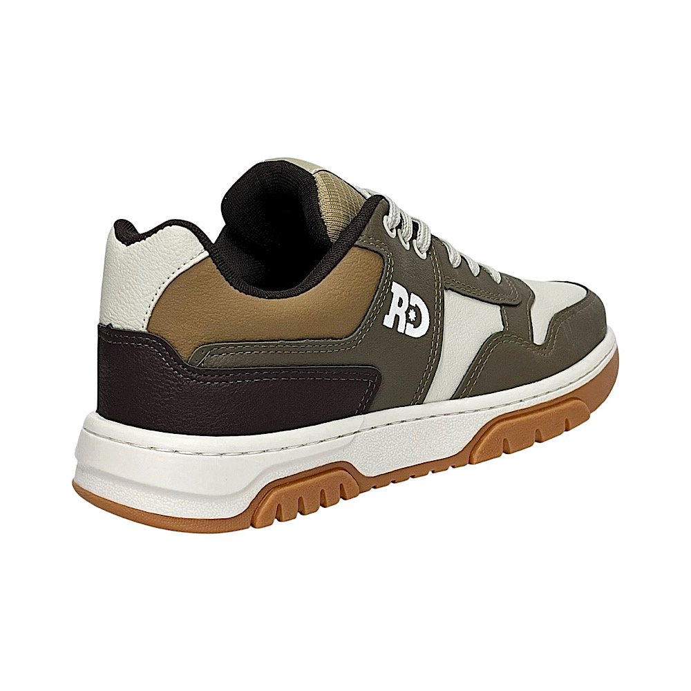 Tênis Redikal Skate Masculino RKT588 Off White/Marrom Off White/Marrom 5