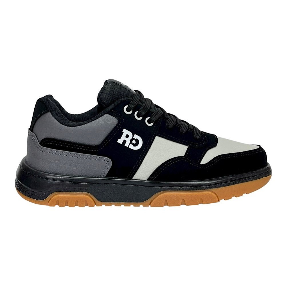 Tênis Redikal Skate Masculino RKT588 Preto/Cinza