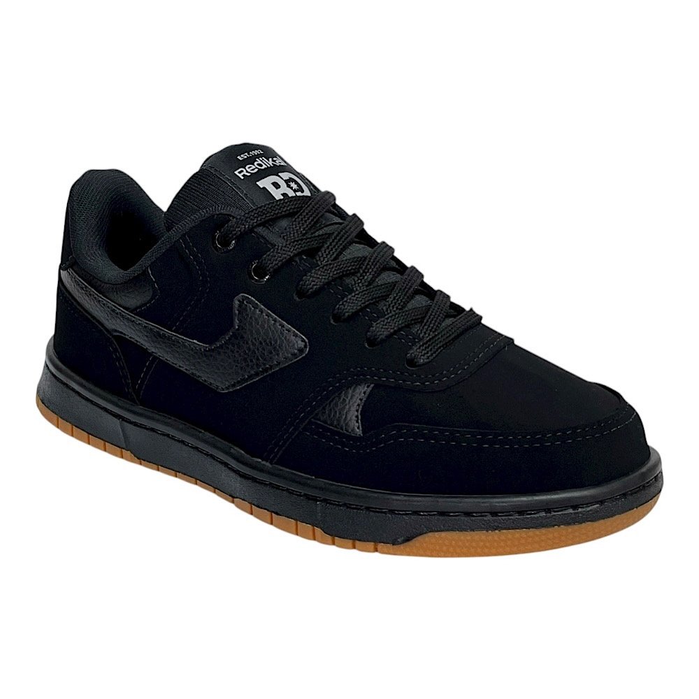 Tênis Redikal Skate Masculino RKT595 Nobuck Preto Preto 2