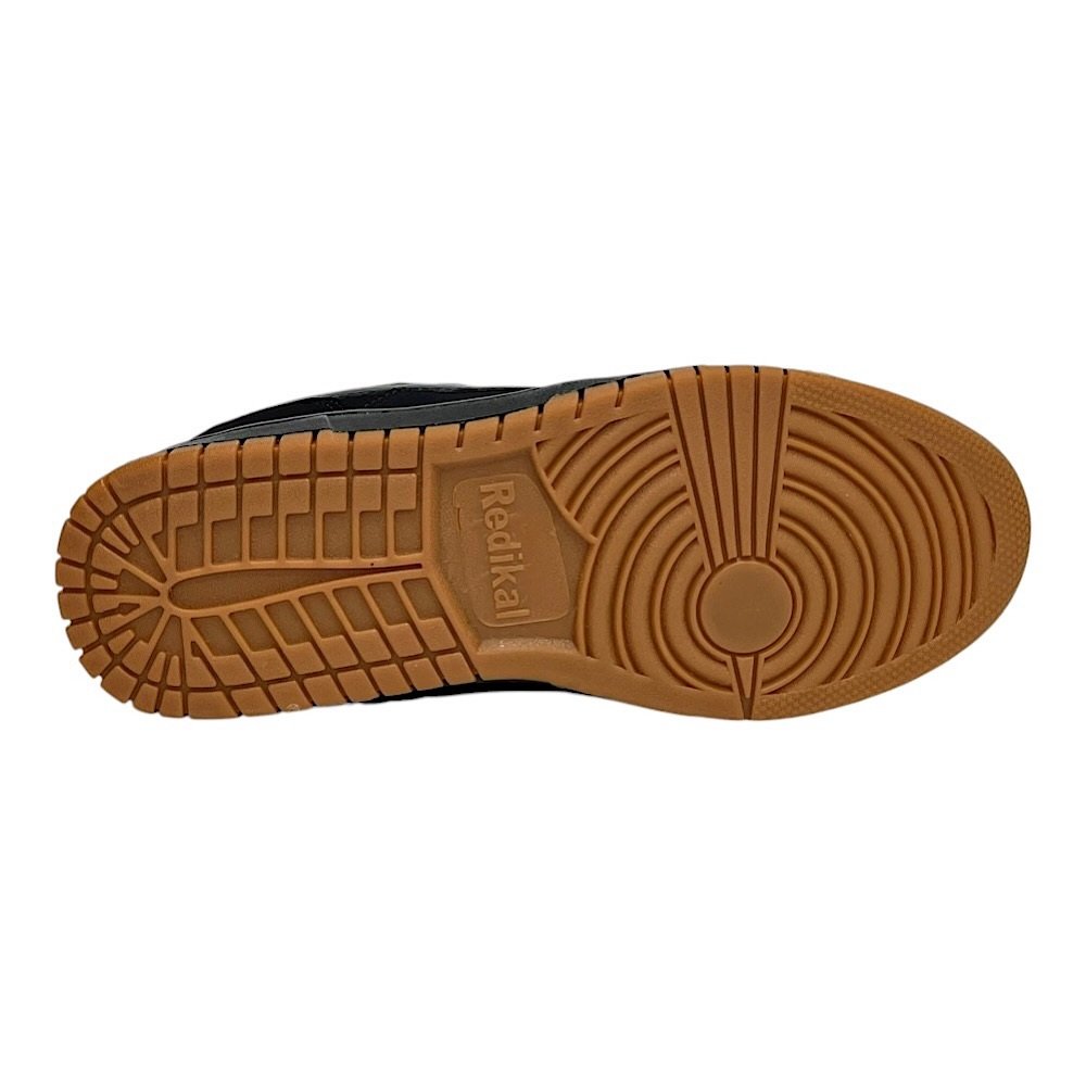 Tênis Redikal Skate Masculino RKT595 Nobuck Preto Preto 6