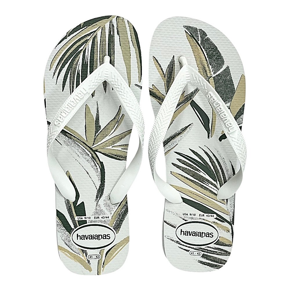 Chinelo Havaianas Aloha Masculino 4111355 Branco/Verde