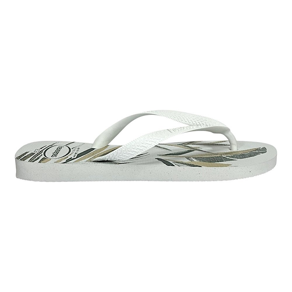 Chinelo Havaianas Aloha Masculino 4111355 Branco/Verde Branco 3