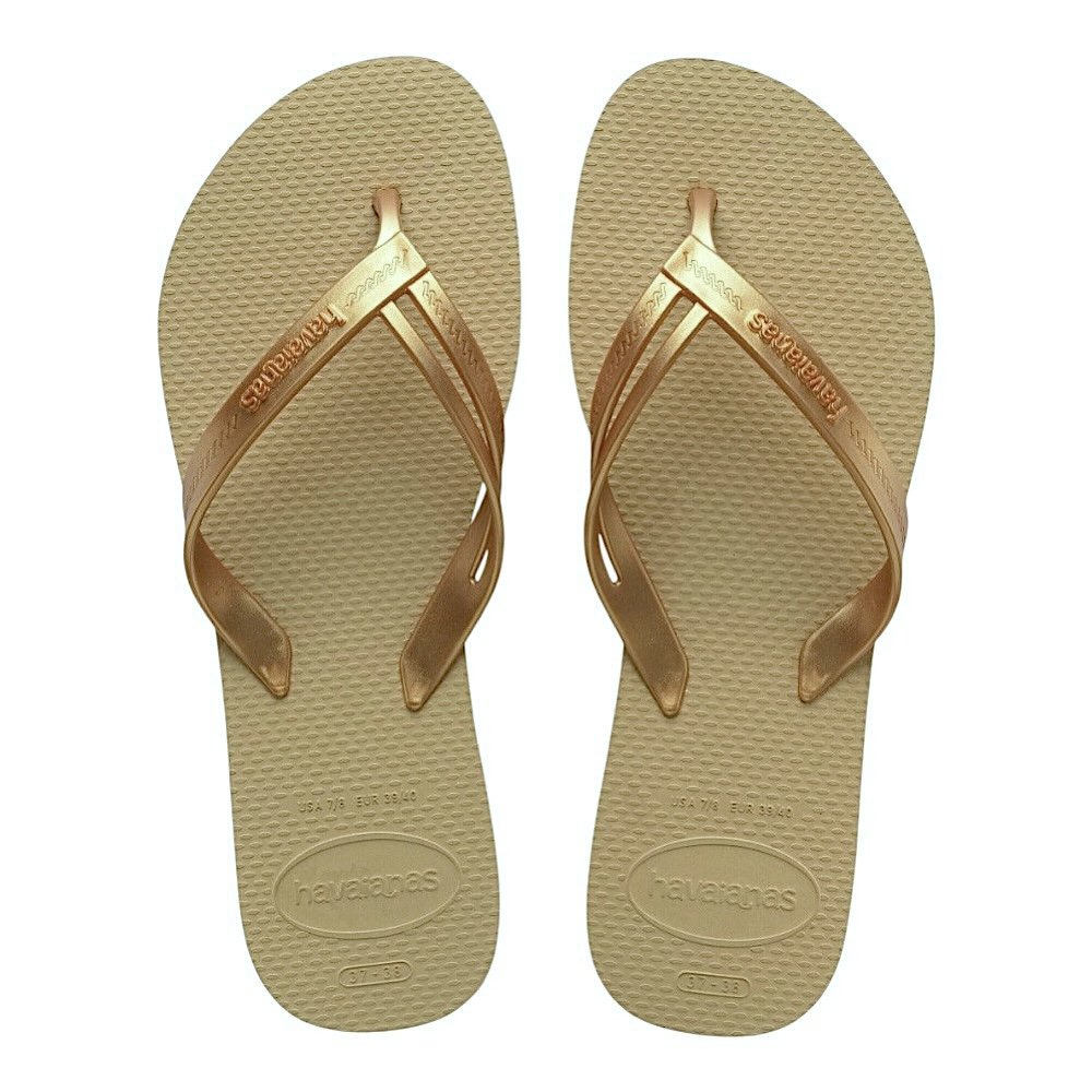 Chinelo Havaianas Elegance Feminino 4148801 Dourado