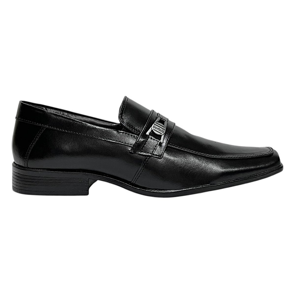 Sapato Bertelli Malbec Social Masculino 70184 Preto Preto 2