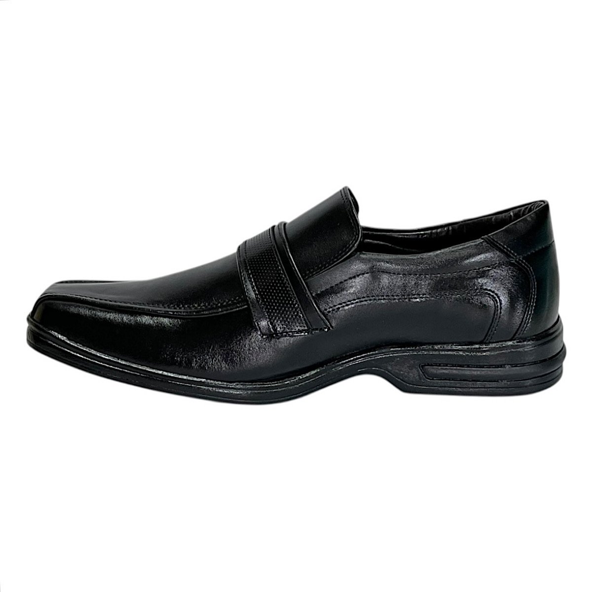 Sapato Bertelli Fly Confort Social Masculino 80028 Preto Preto 3