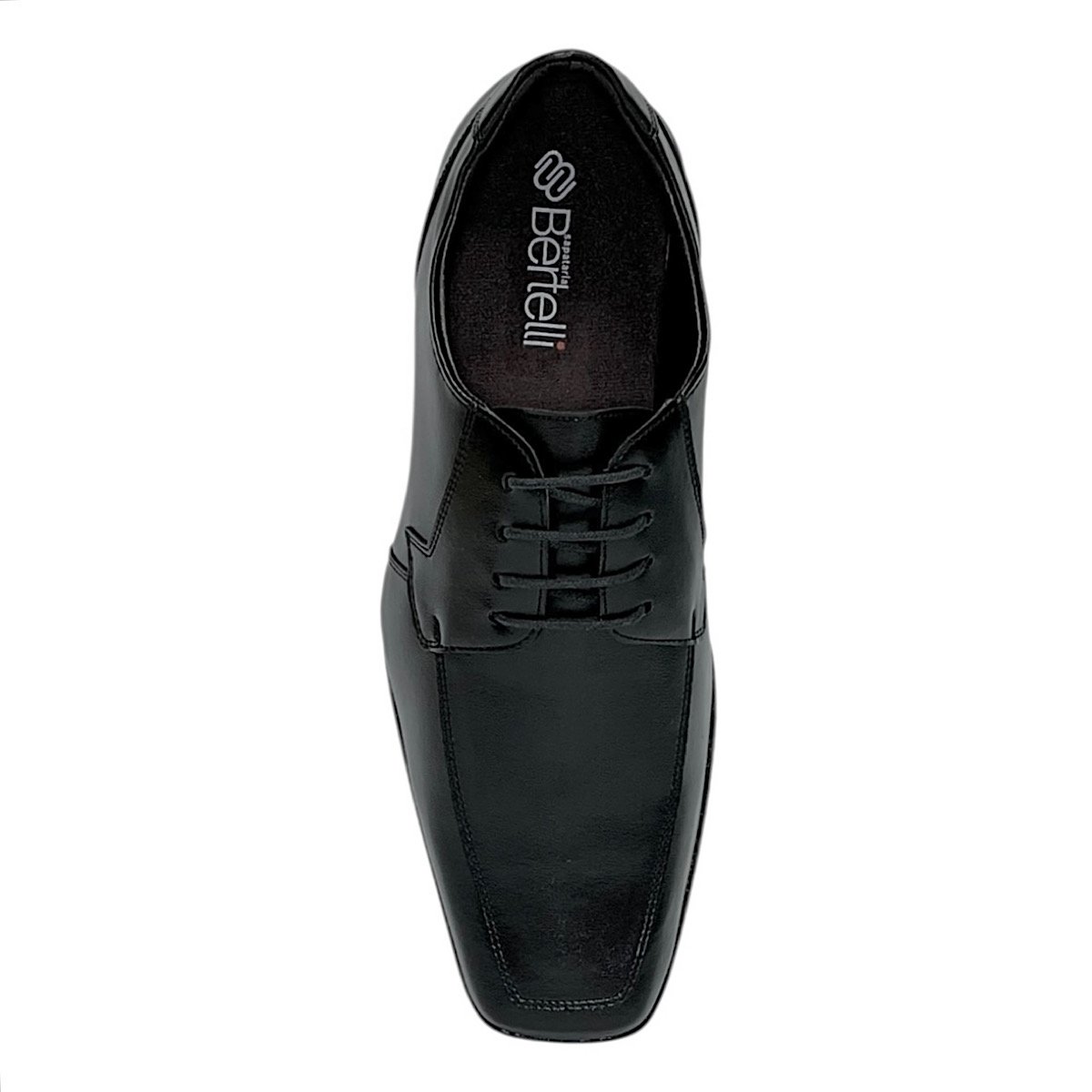 Sapato Bertelli Ultra Social Cadarço Masculino 90100 Preto Preto 4
