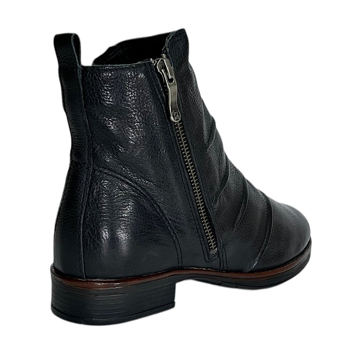 Bota Bottero Cano Curto em Couro 361731 Preto Preto 5