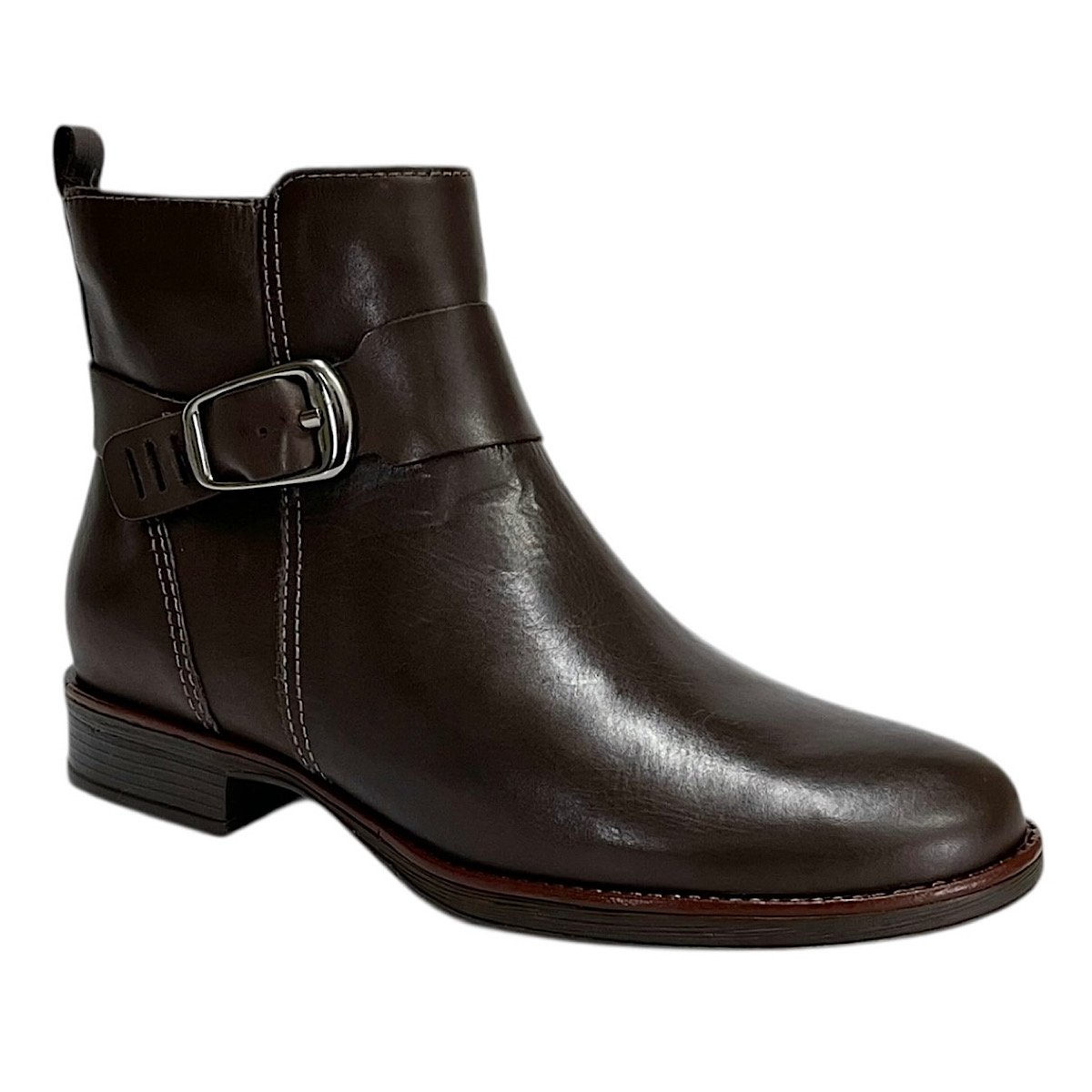 Bota Bottero Cano Curto em Couro 361730 Marrom