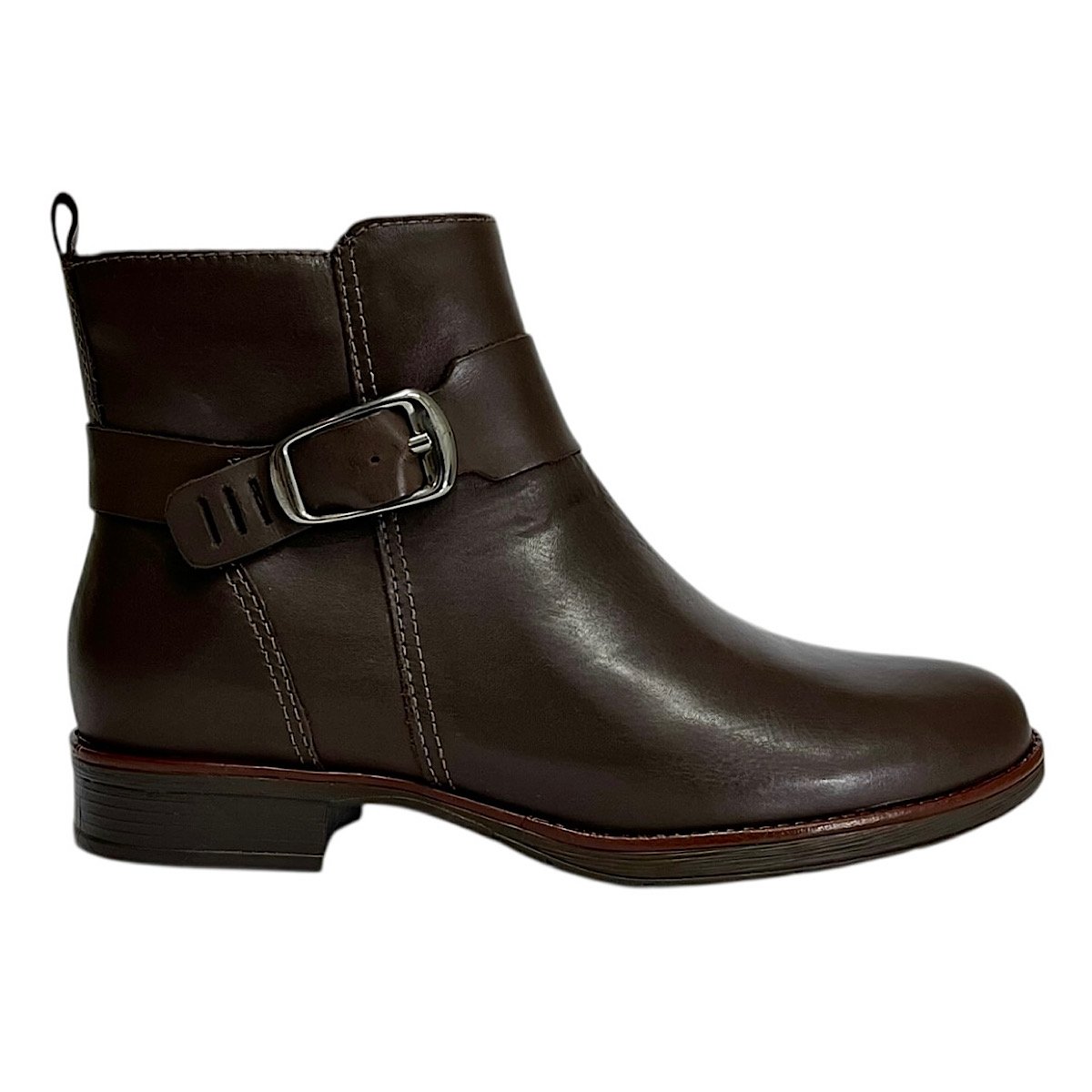 Bota Bottero Cano Curto em Couro 361730 Marrom Marrom 2