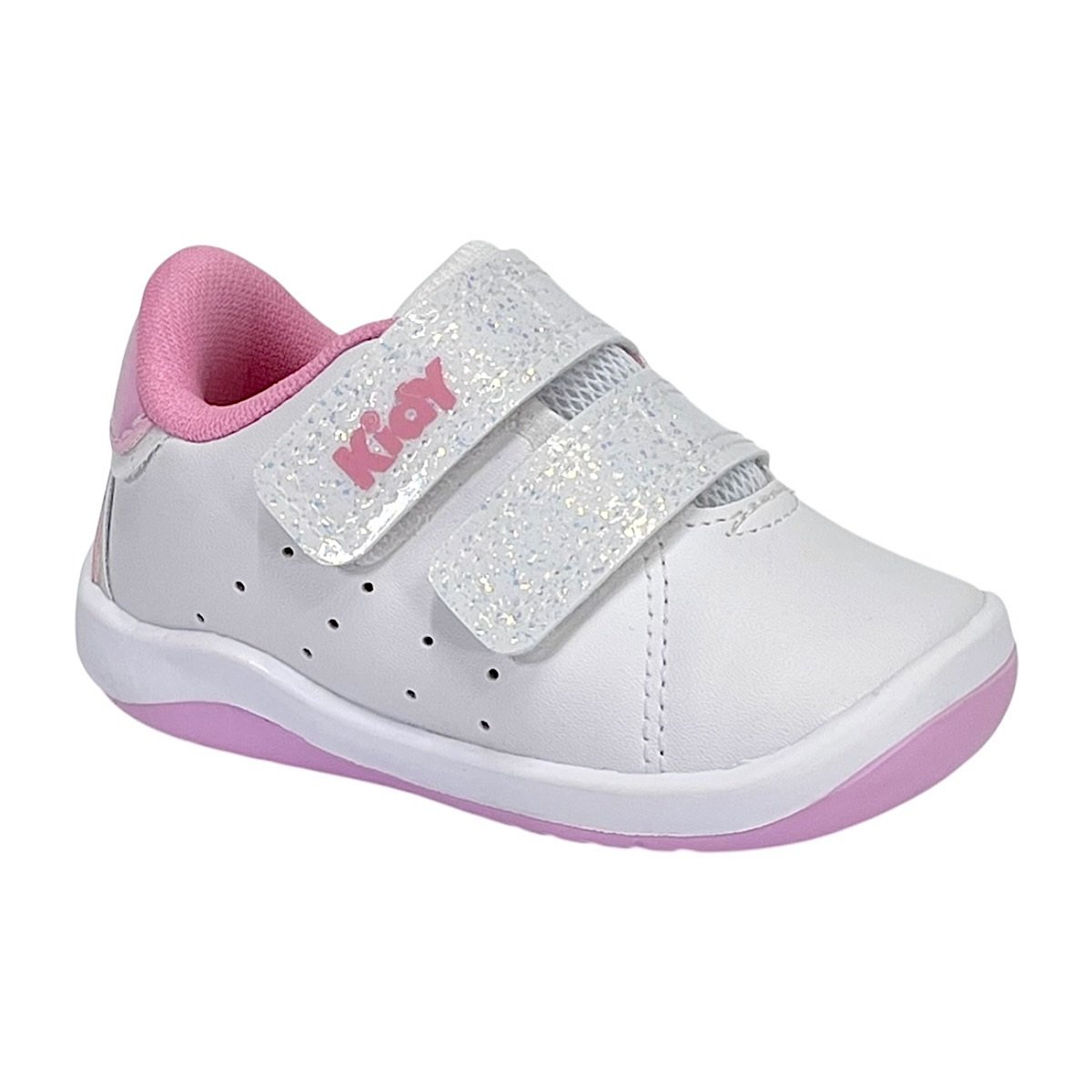 Tênis Kidy Baby Colors Equilíbrio 81653 Branco/Rosa