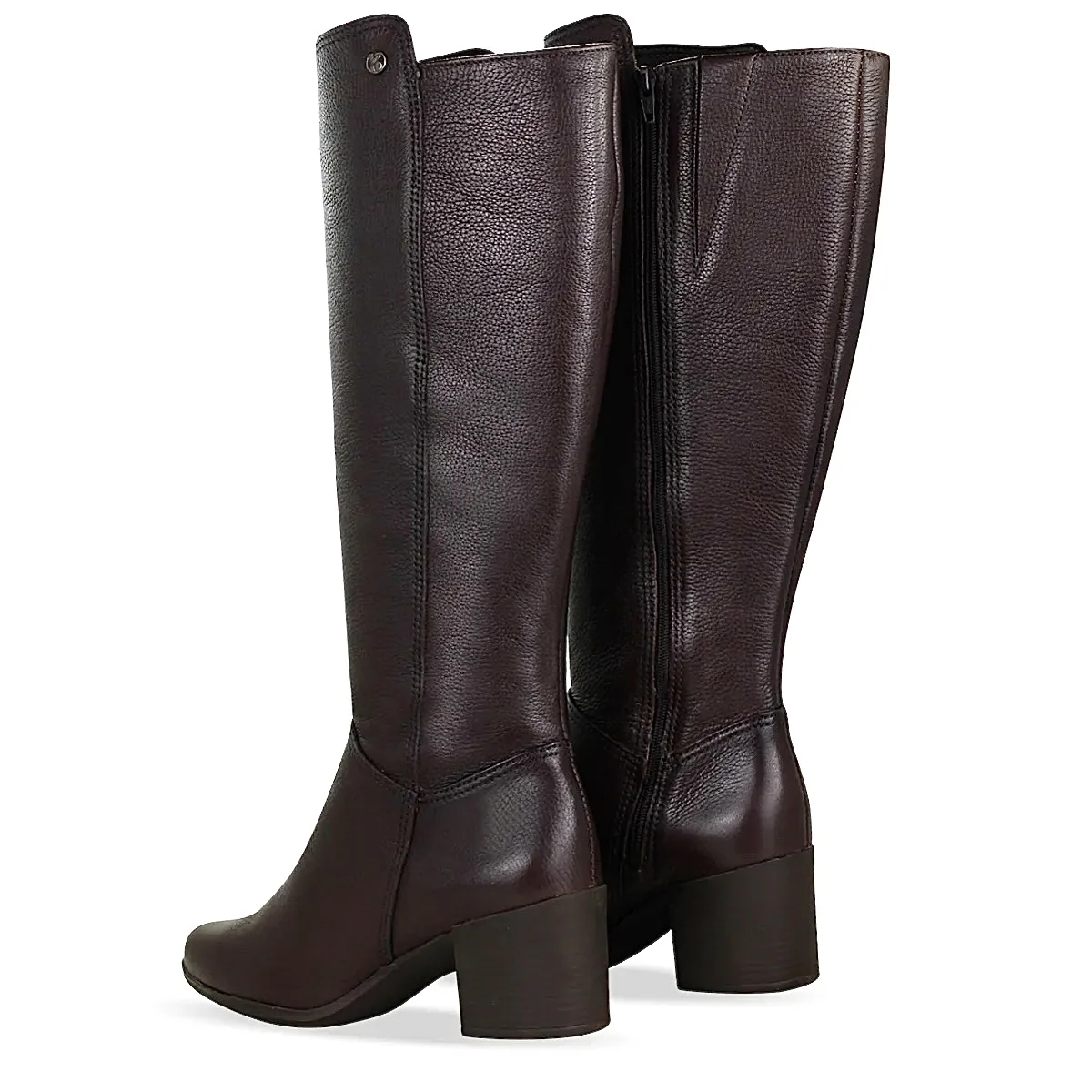 Bota Bottero Cano Longo Salto Médio 346903 Marrom Marrom 5