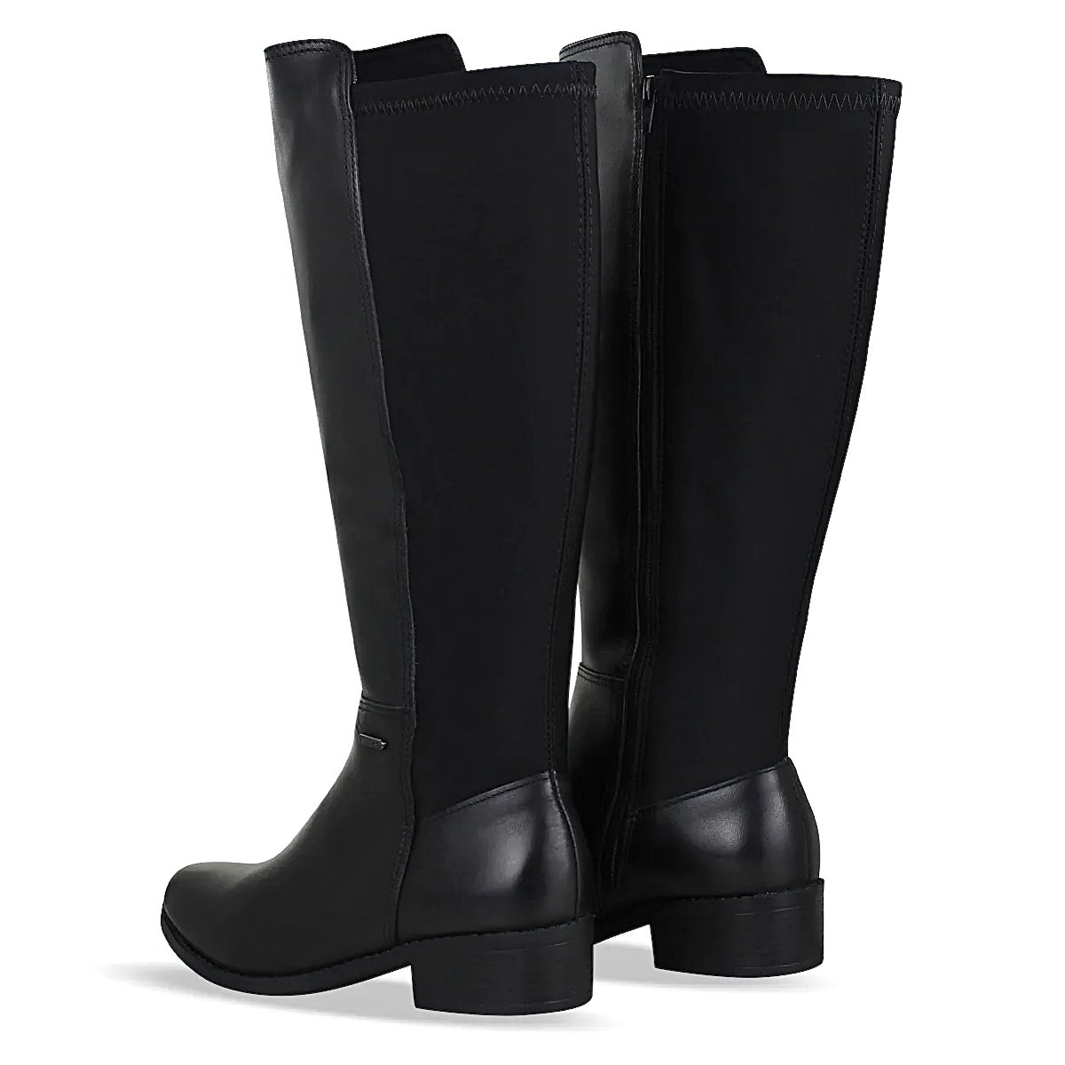 Bota Bottero Cano Longo Salto Baixo 345801 Preto Preto 6