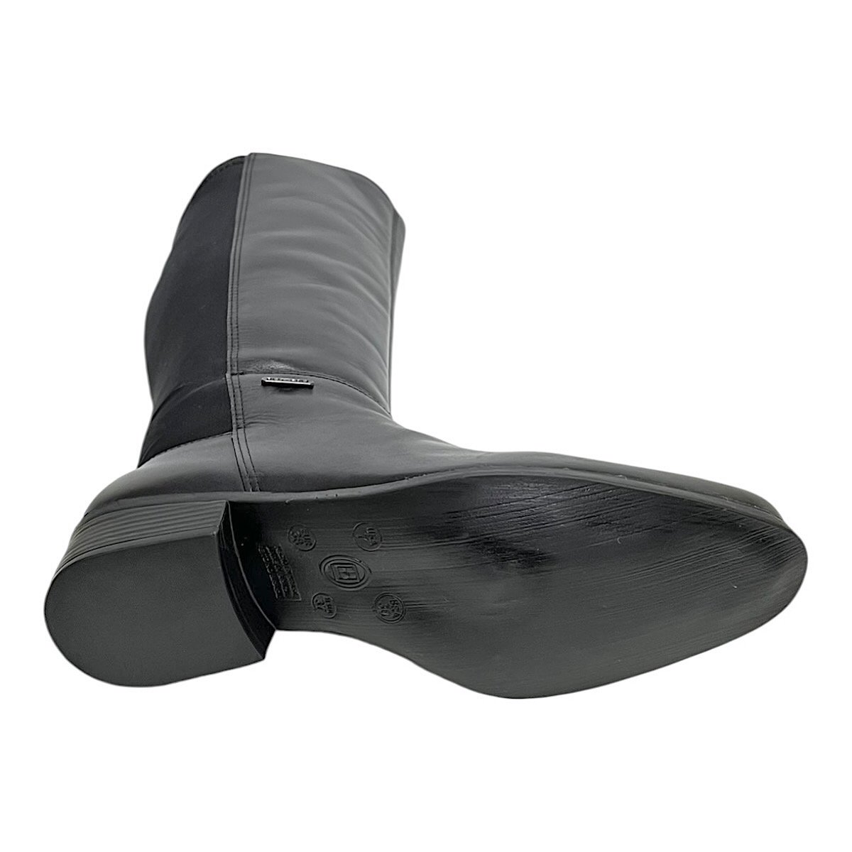 Bota Bottero Cano Longo Salto Baixo 345801 Preto Preto 7