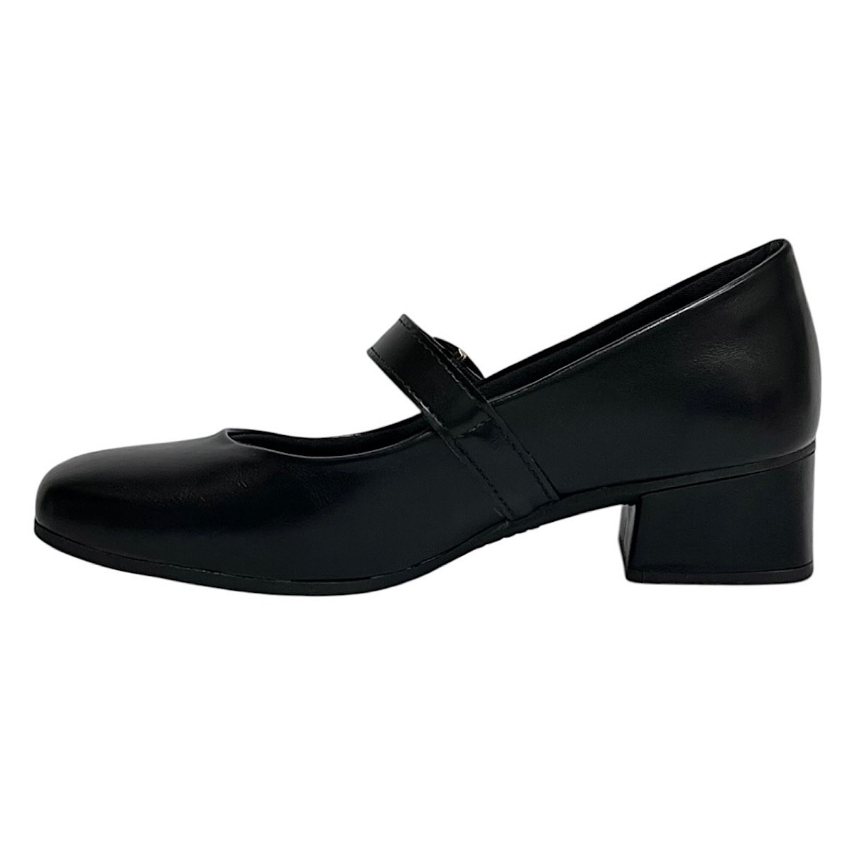Sapato Mississipi Mary Jane Salto Bloco J1523 Preto Preto 3