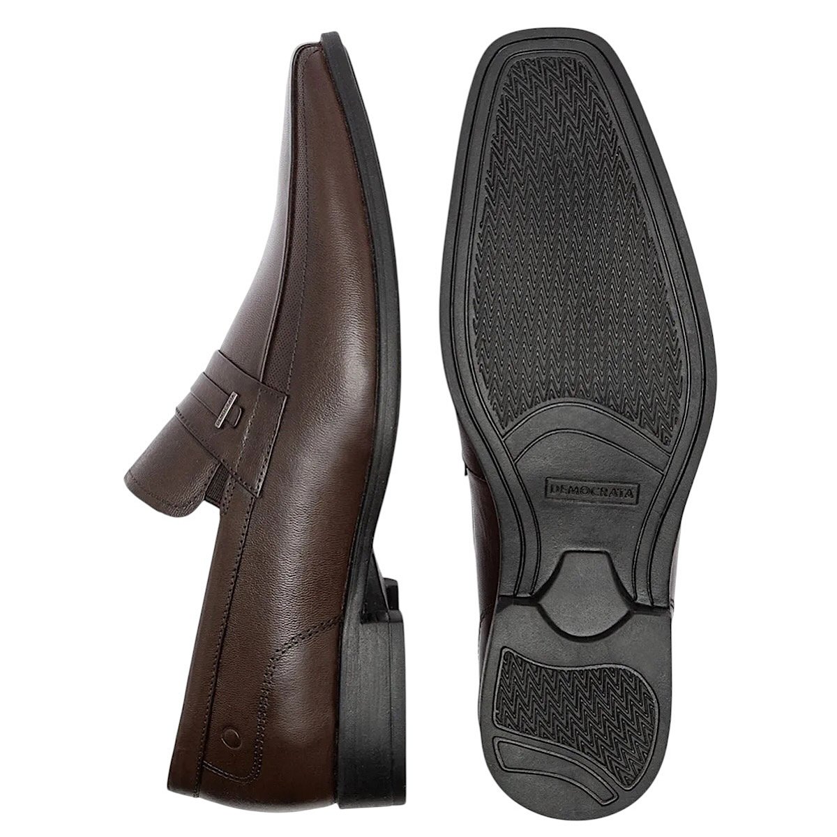 Sapato Democrata Unique Esporte Fino 646102 Marrom Marrom 4