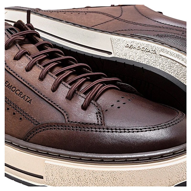 Tênis Democrata Denim Foster 640201 Marrom Marrom 3