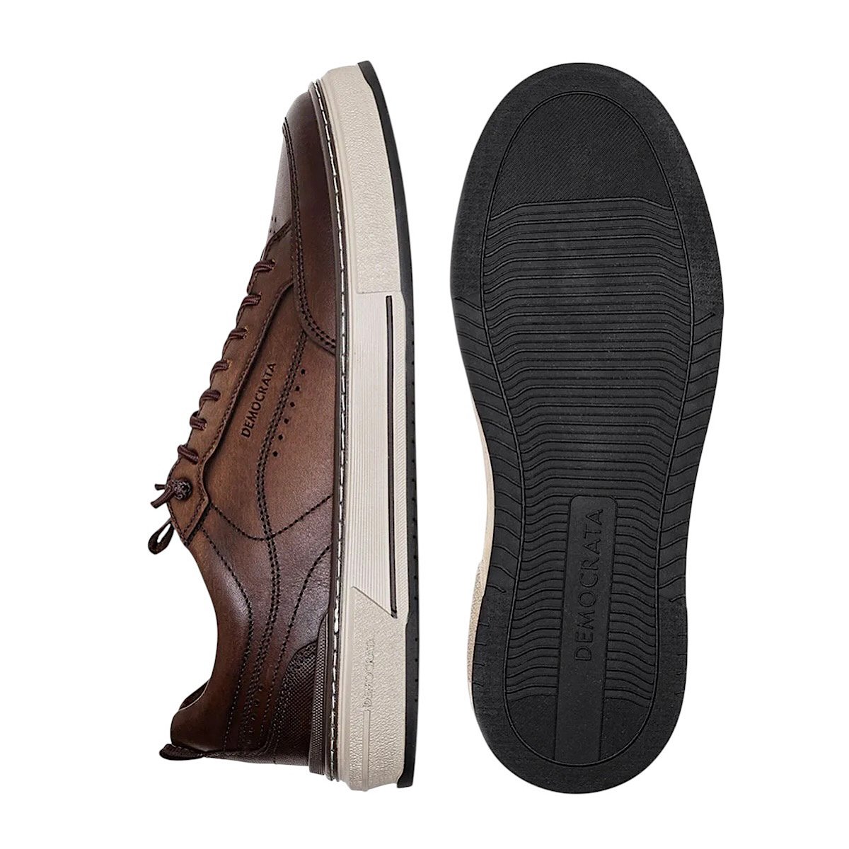 Tênis Democrata Denim Foster 640201 Marrom Marrom 4