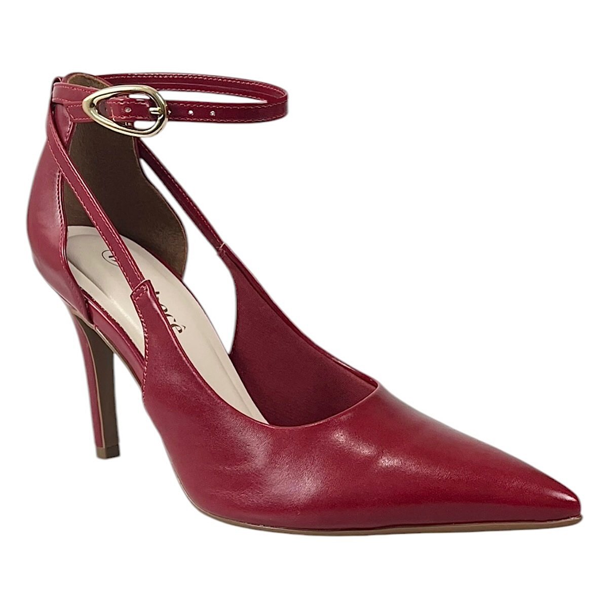 Sapato Bebecê Scarpin Bico Fino T9430-293 Vermelho Scarlet Vermelho 1