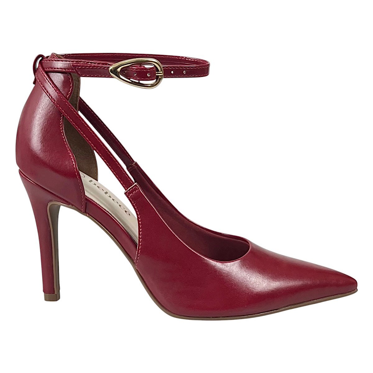 Sapato Bebecê Scarpin Bico Fino T9430-293 Vermelho Scarlet Vermelho 2