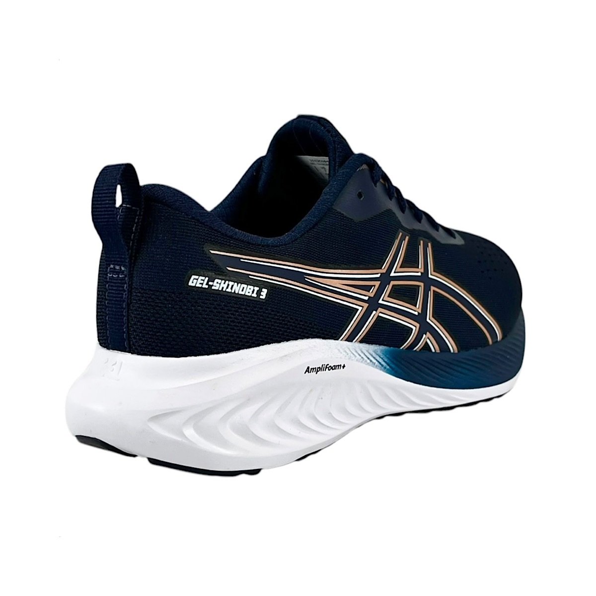 Tênis Asics Gel-Shinobi 3 Corrida 1012C054 Marinho/Rosé Azul 5