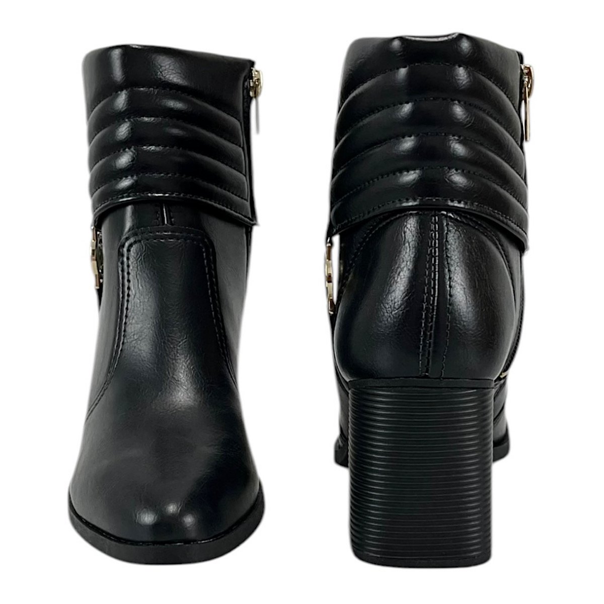 Bota Dakota Cano Baixo Salto Bloco D2161 Preta Preto 4