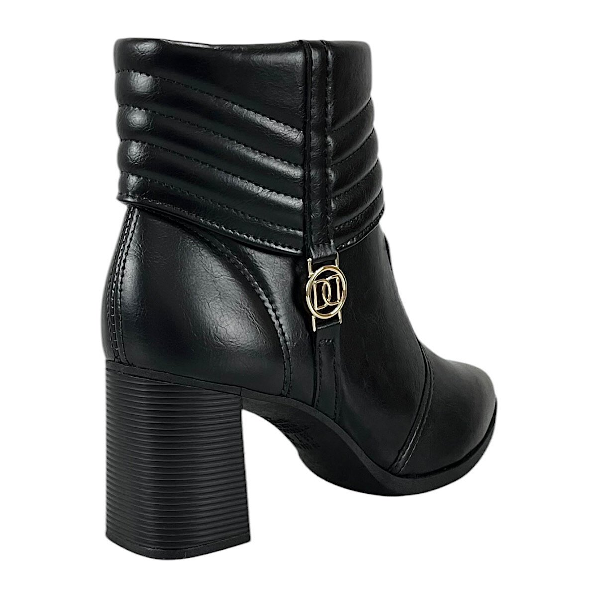Bota Dakota Cano Baixo Salto Bloco D2161 Preta Preto 5