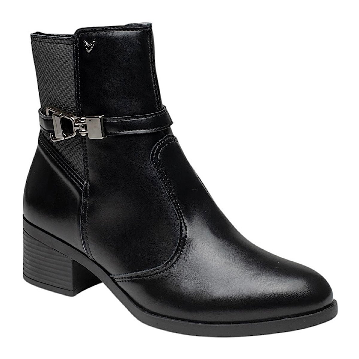 Bota Dakota Mississipi Cano Curto J1441 Preto Preto 1