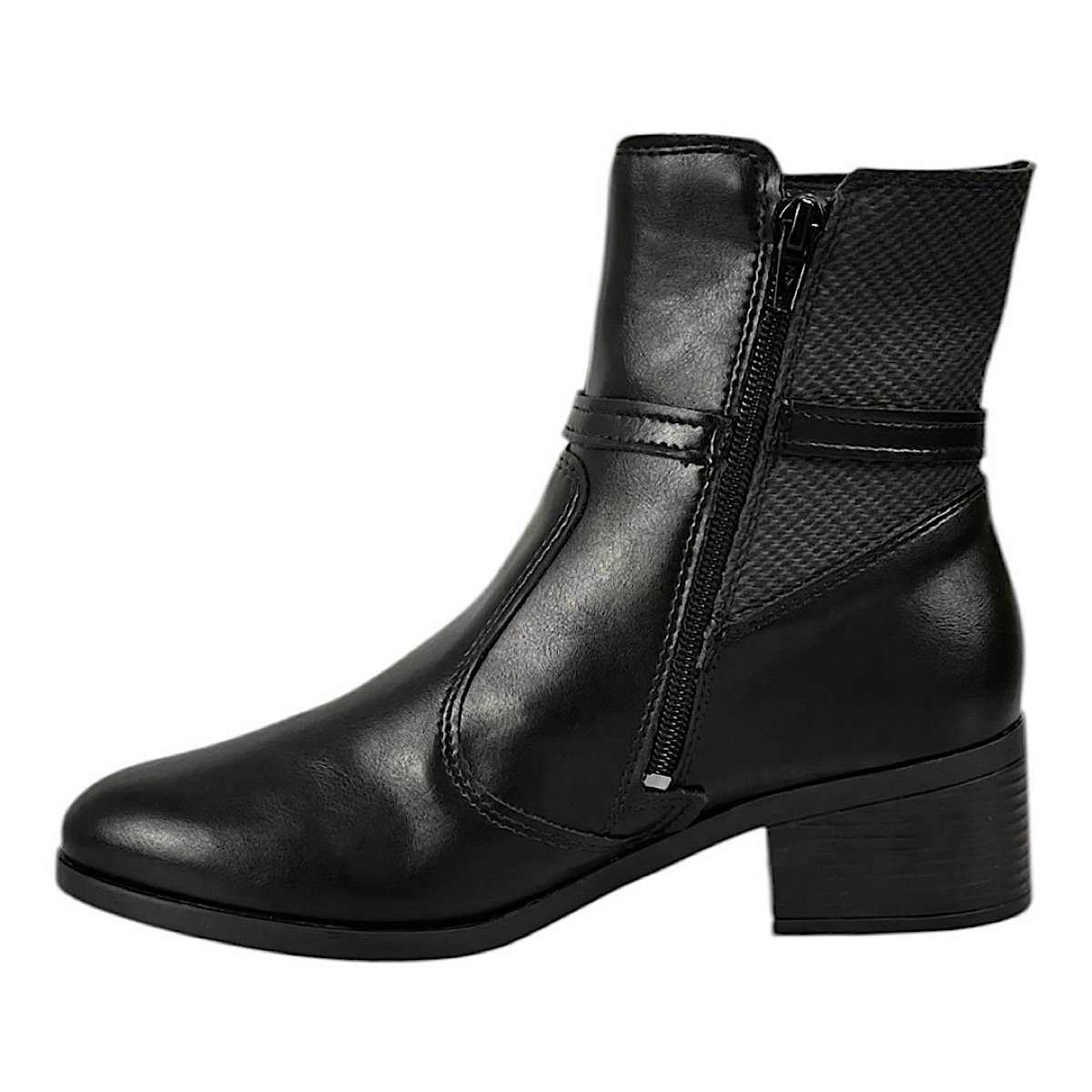 Bota Dakota Mississipi Cano Curto J1441 Preto Preto 3