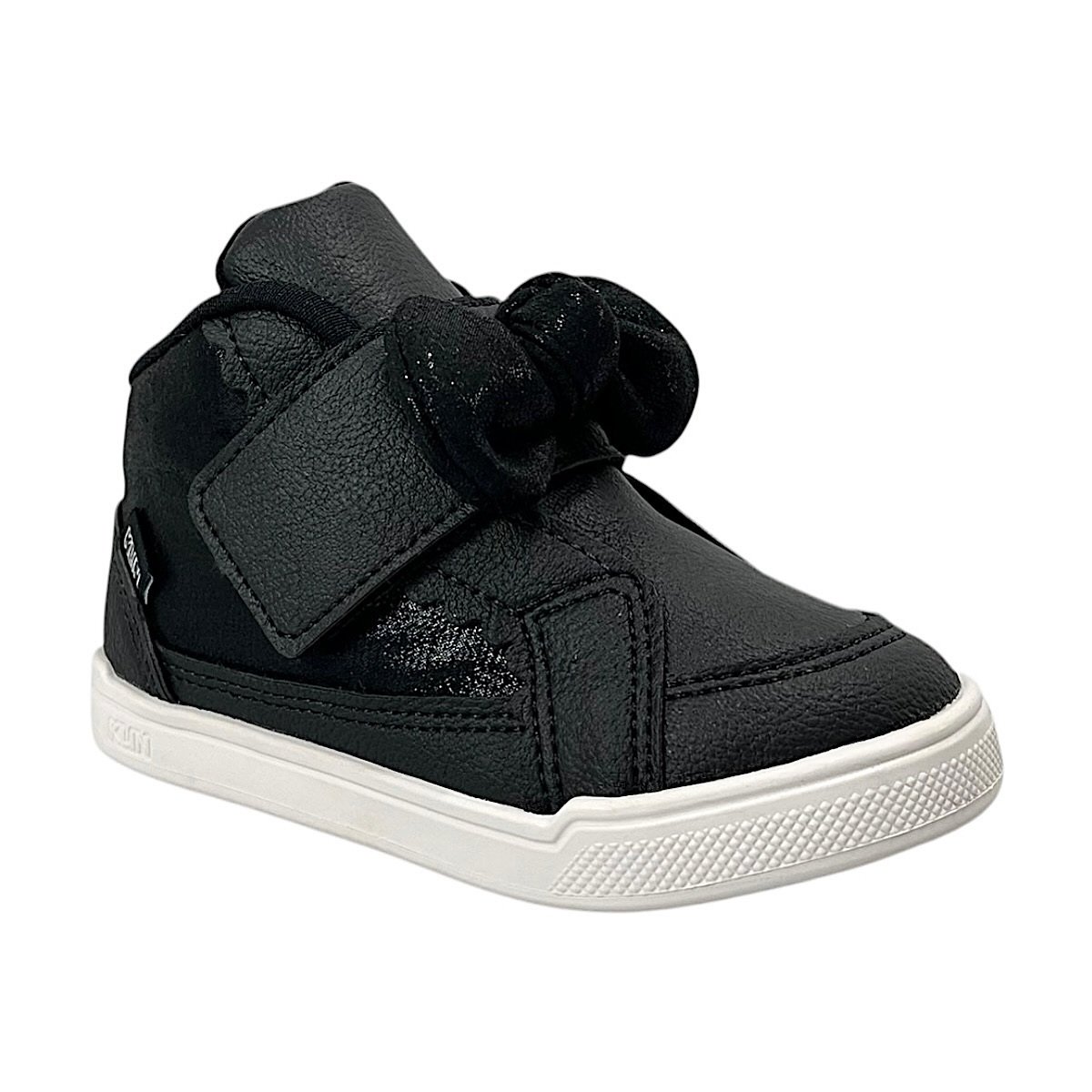 Tênis Klin Baby Sky Cano Alto 358012 Preto Preto 1