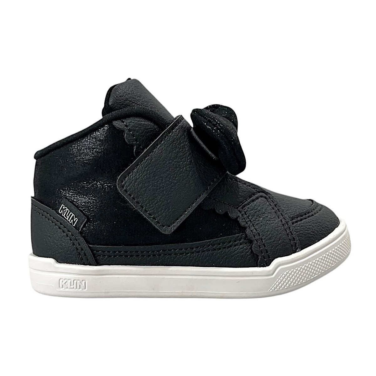 Tênis Klin Baby Sky Cano Alto 358012 Preto Preto 2