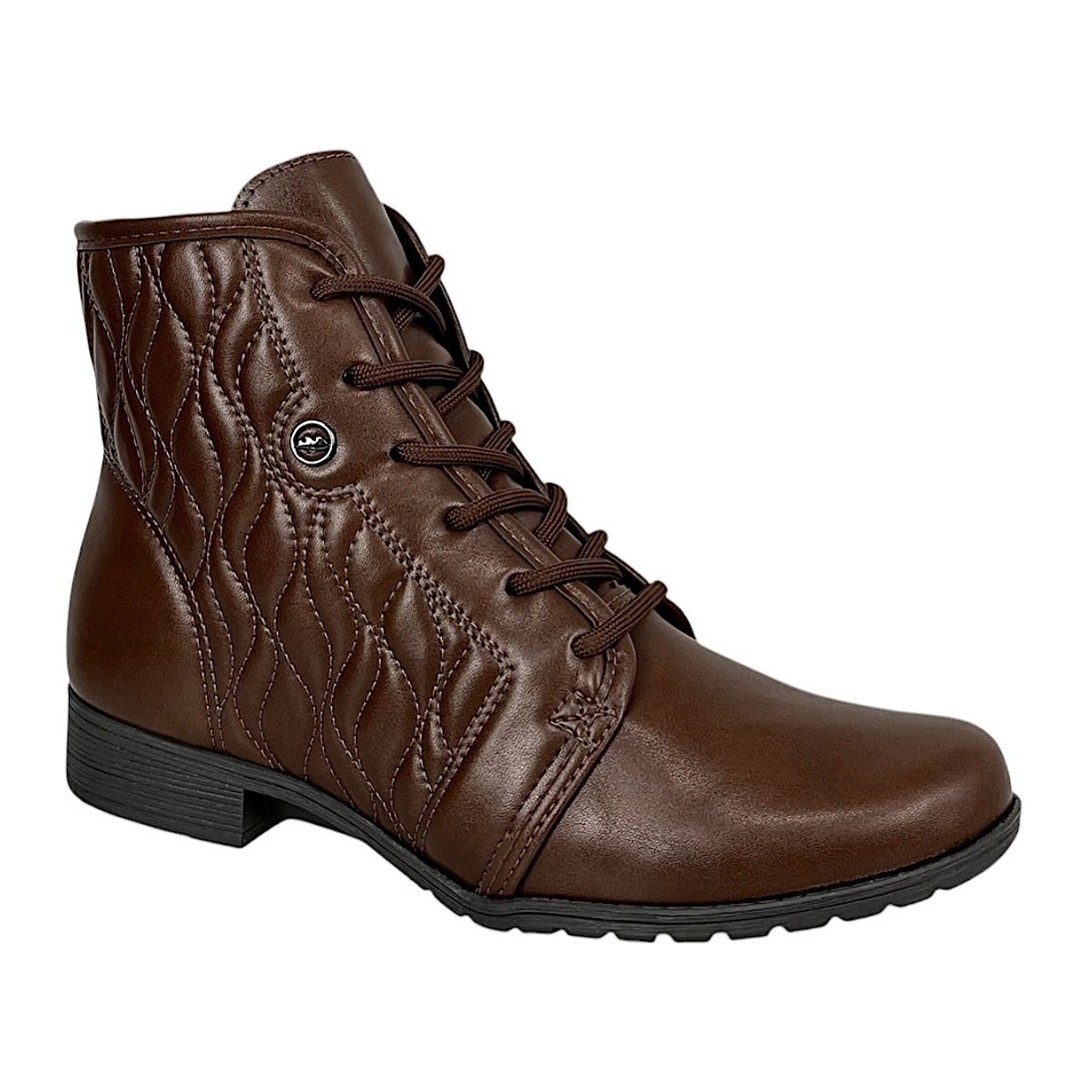 Bota Dakota Coturno Salto Baixo D2181 Marrom Marrom 1