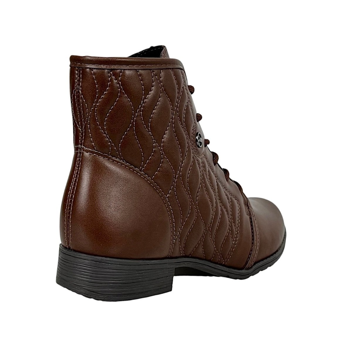 Bota Dakota Coturno Salto Baixo D2181 Marrom Marrom 5