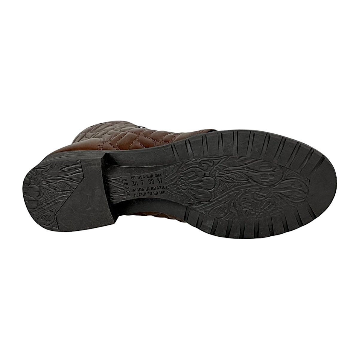 Bota Dakota Coturno Salto Baixo D2181 Marrom Marrom 6